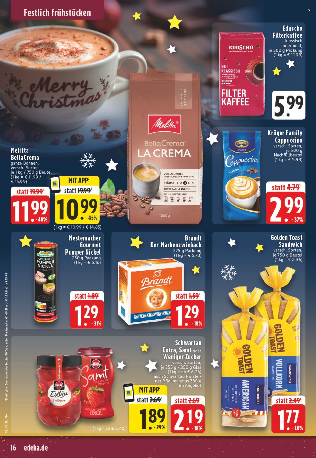 Edeka Prospekte  - 22.12.2025 - 27.12.2025. Seite 16