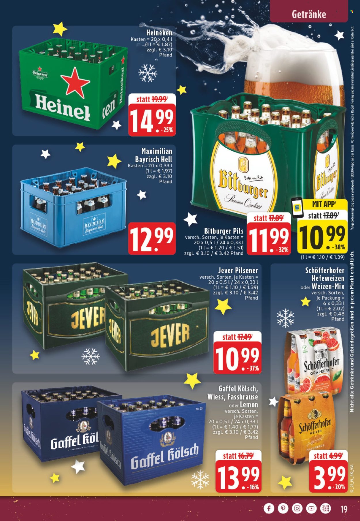 Edeka Prospekte  - 22.12.2025 - 27.12.2025. Seite 19