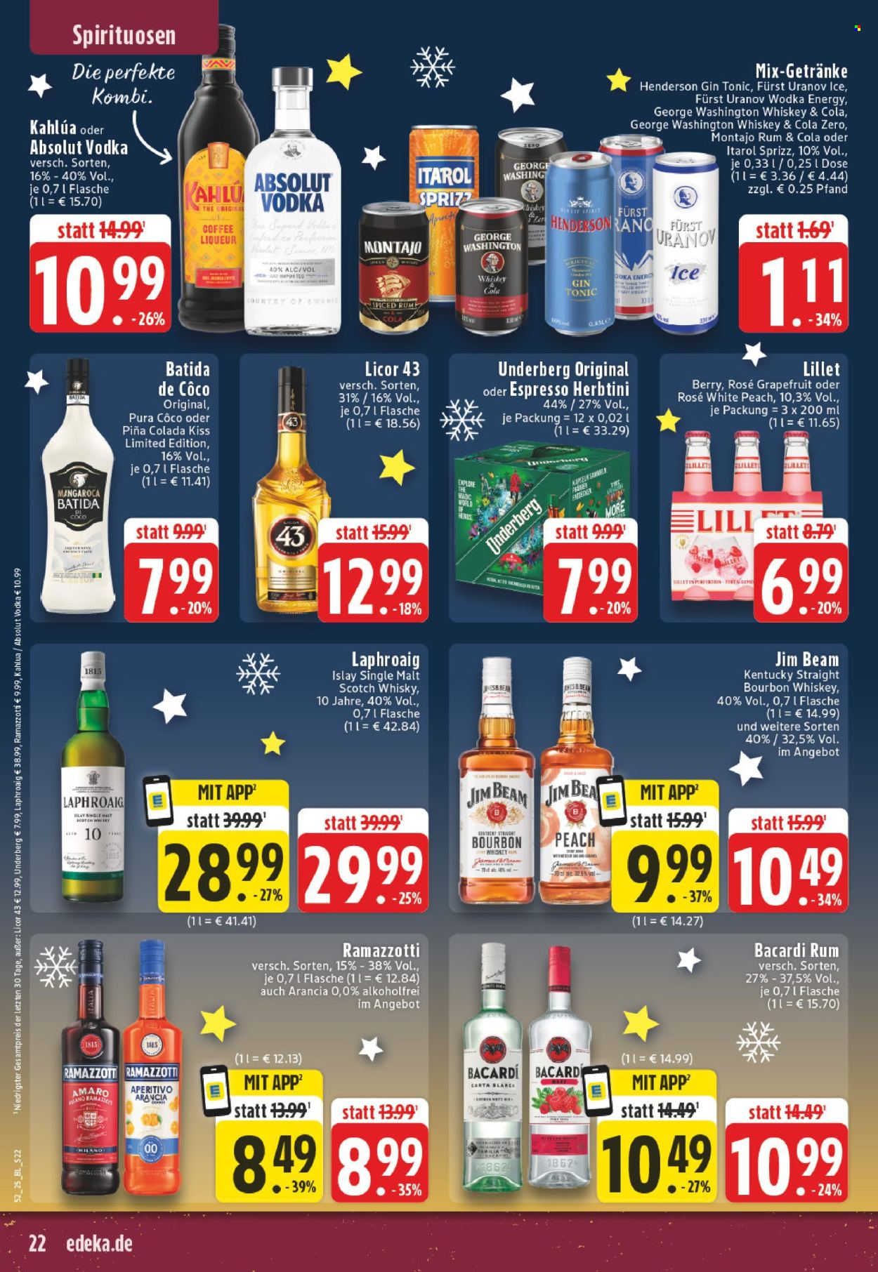 Edeka Prospekte  - 22.12.2025 - 27.12.2025. Seite 22