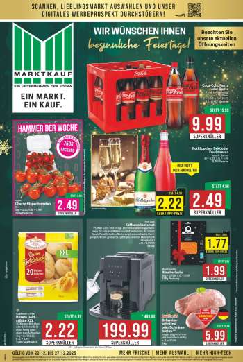 Prospekte Marktkauf - 22.12.2025 - 27.12.2025.