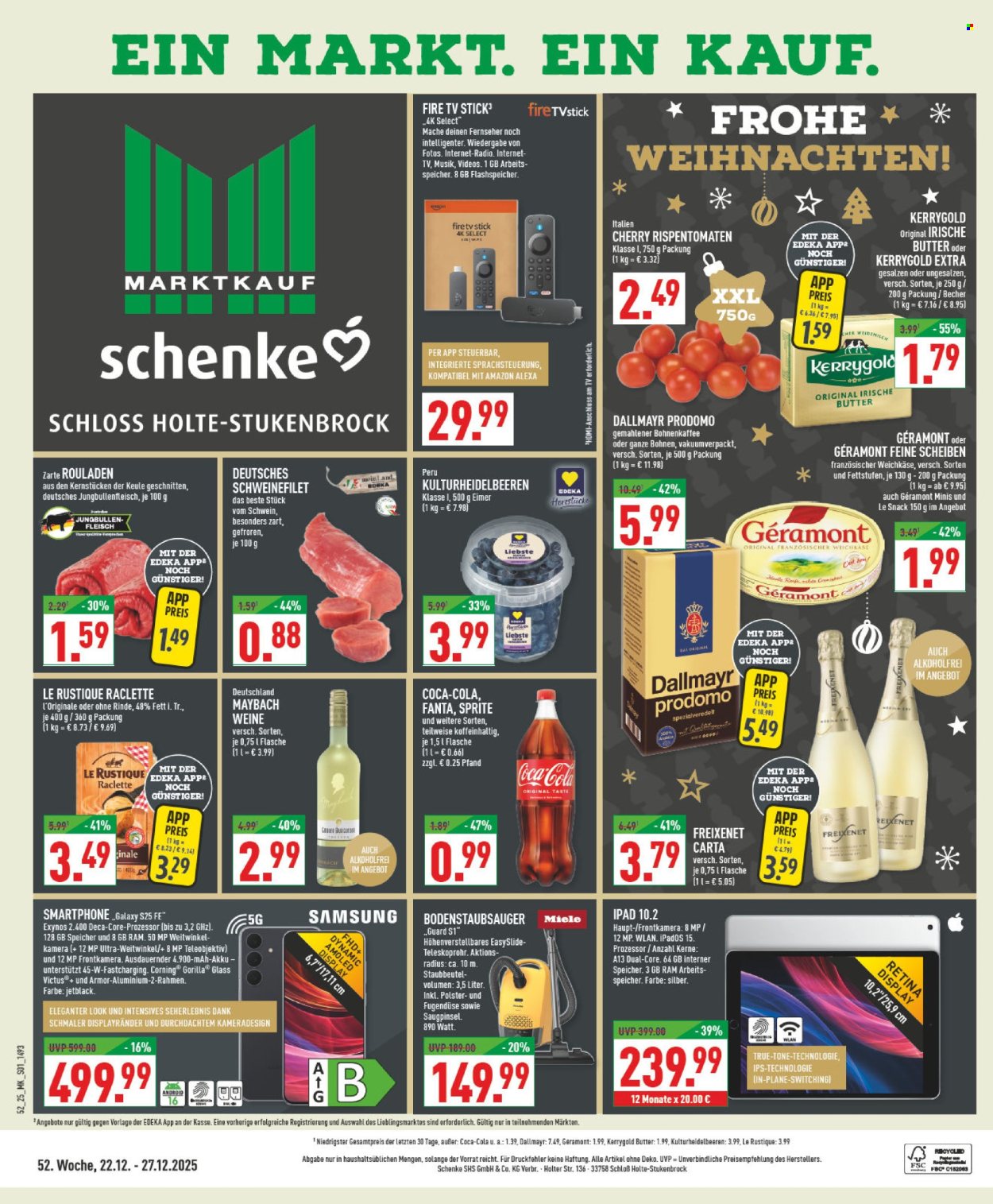 Marktkauf Prospekte  - 22.12.2025 - 27.12.2025. Seite 1