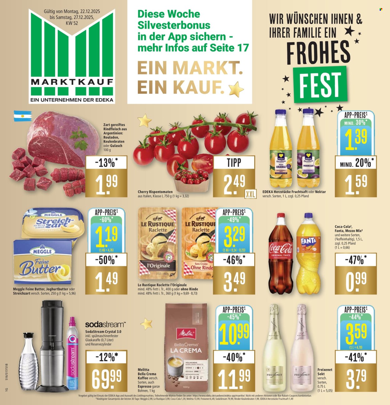 Marktkauf Prospekte  - 22.12.2025 - 27.12.2025. Seite 1
