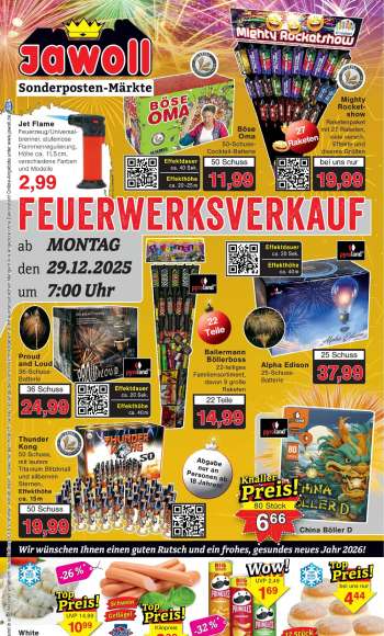 Prospekte Jawoll - 29.12.2025 - 3.01.2026.