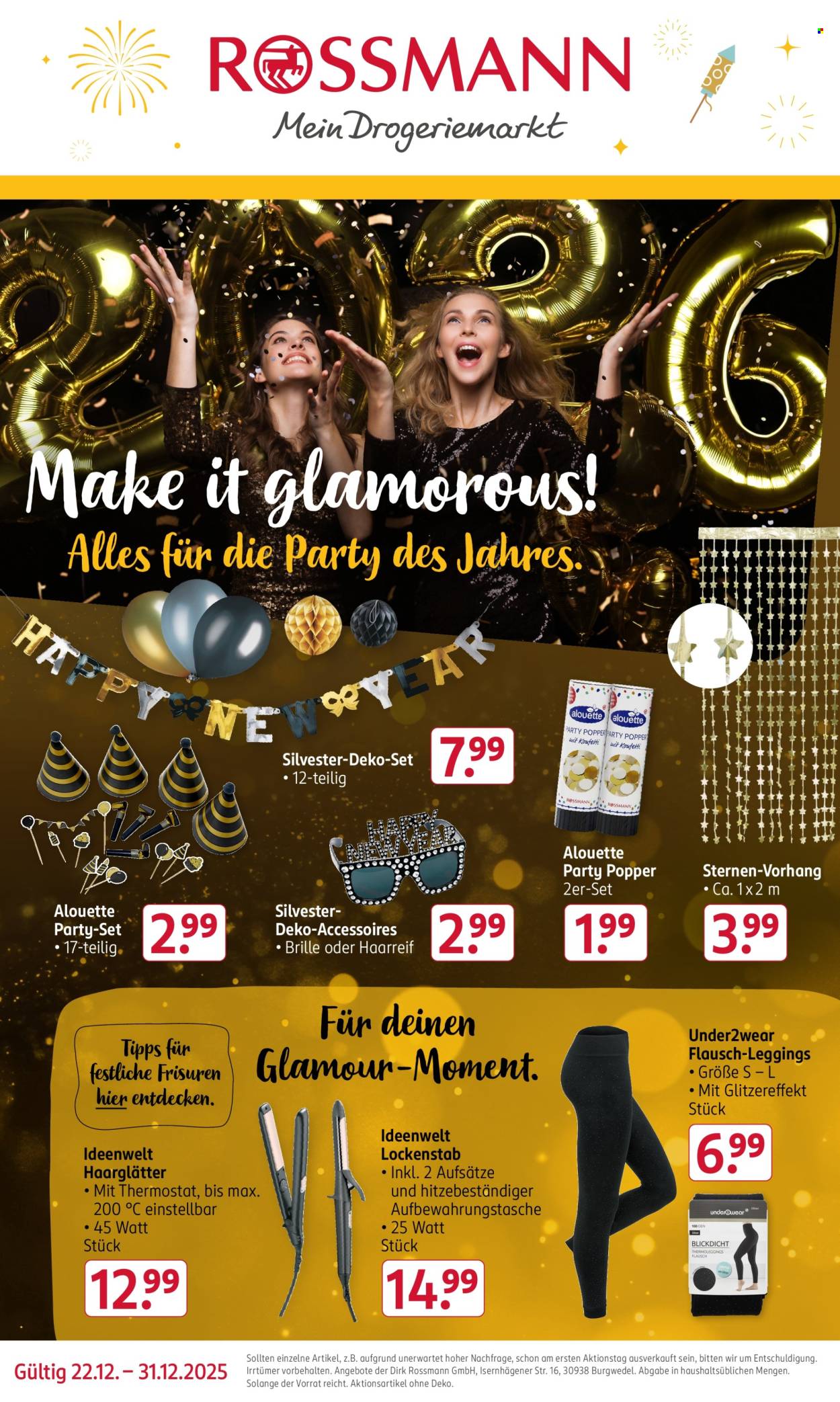 Rossmann Prospekte  - 22.12.2025 - 31.12.2025. Seite 1