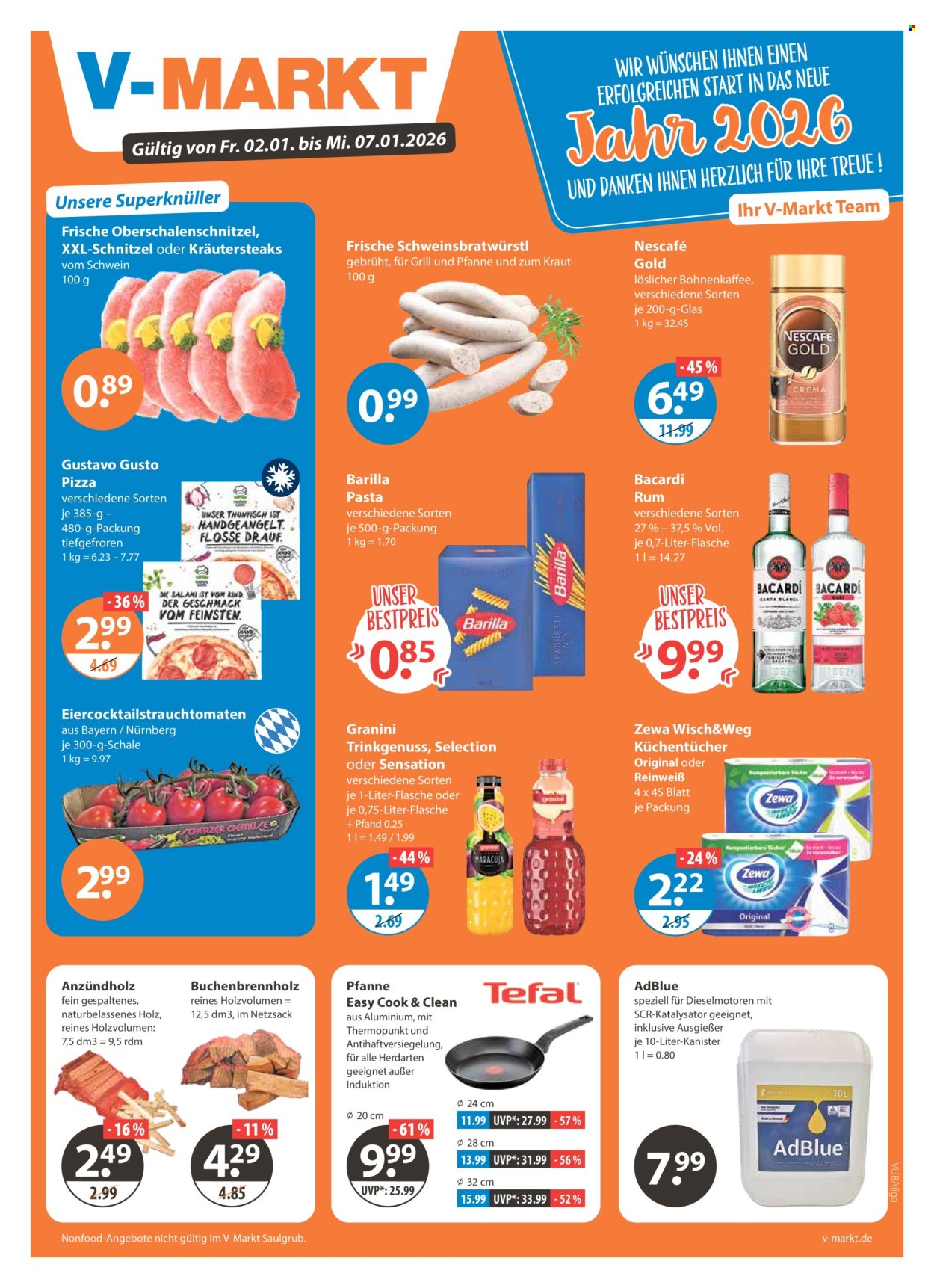 V-Markt Prospekte  - 2.01.2026 - 7.01.2026. Seite 1