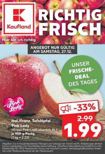 Prospekte Kaufland - 27.12.2025 - 27.12.2025.
