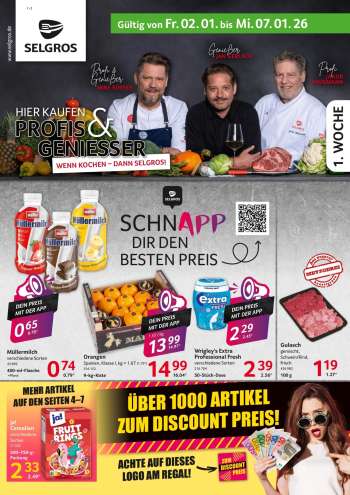 Prospekte Selgros - 2.01.2026 - 7.01.2026.