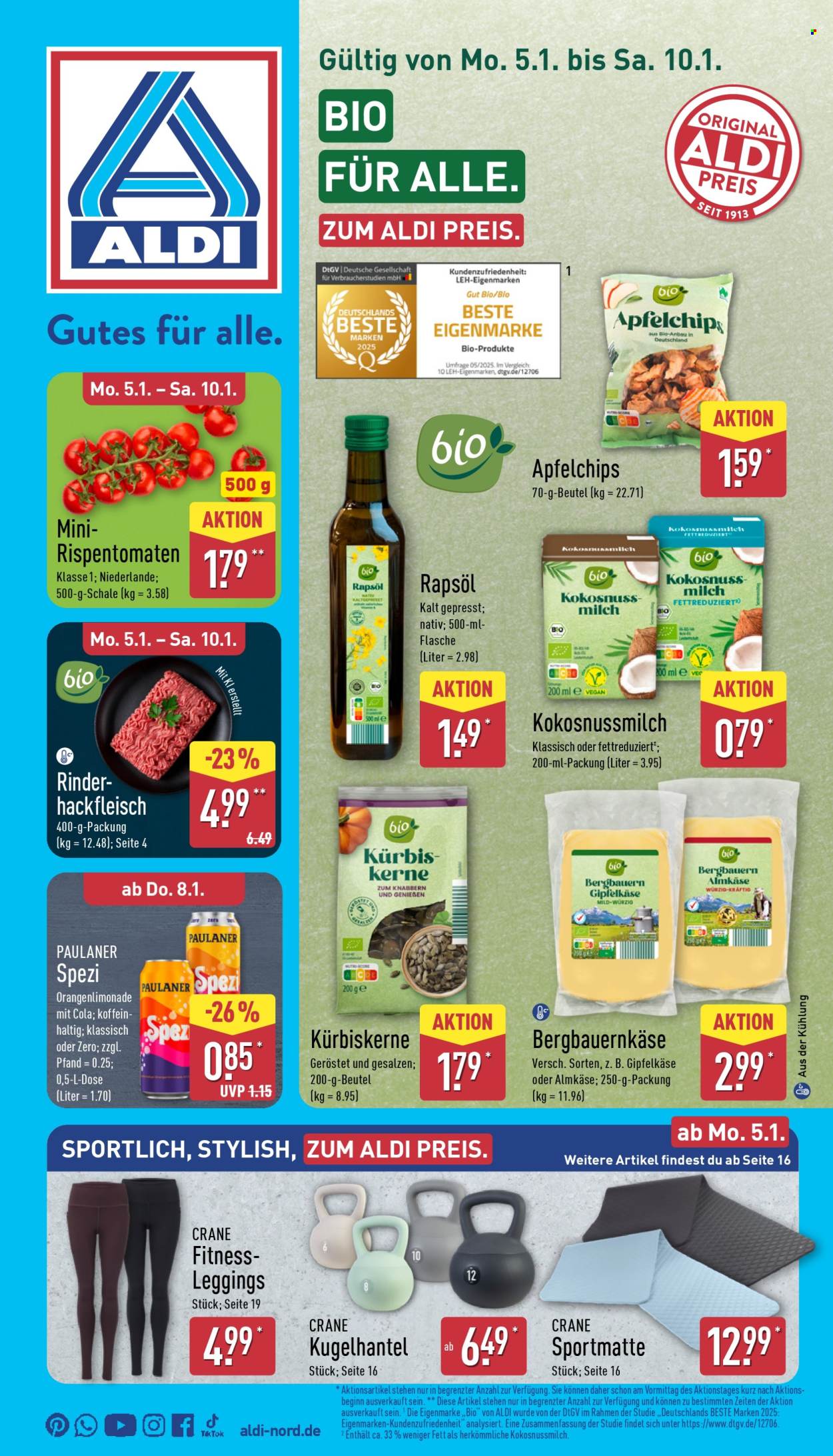 ALDI Nord Prospekte  - 5.01.2026 - 10.01.2026. Seite 1