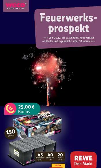 Prospekte REWE - 29.12.2025 - 31.12.2025.