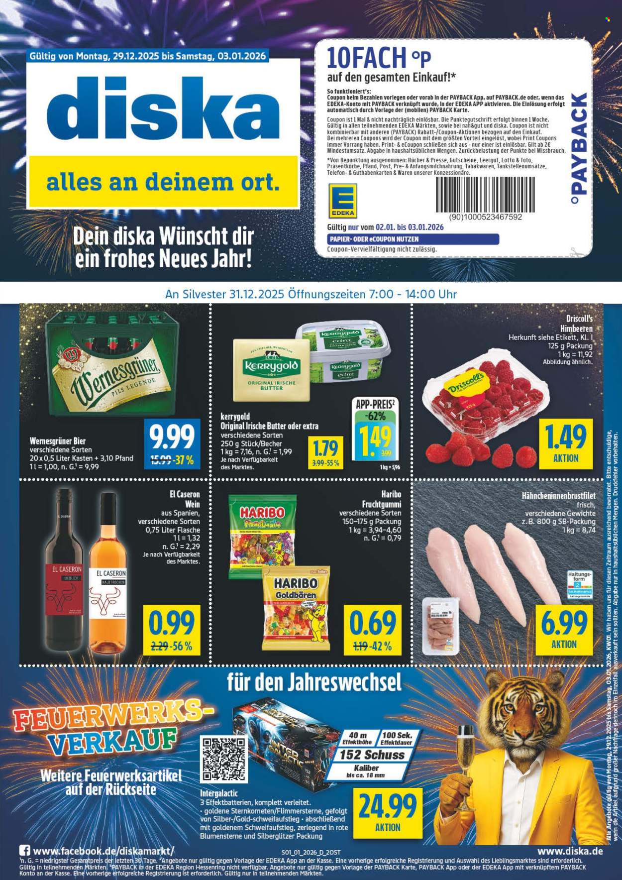Diska Prospekte  - 29.12.2025 - 3.01.2026. Seite 1