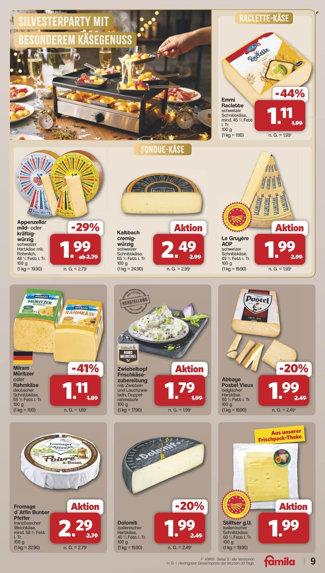 famila Prospekte  - 29.12.2025 - 3.01.2026. Seite 9