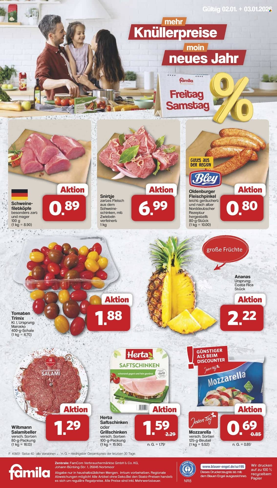 famila Prospekte  - 29.12.2025 - 3.01.2026. Seite 42