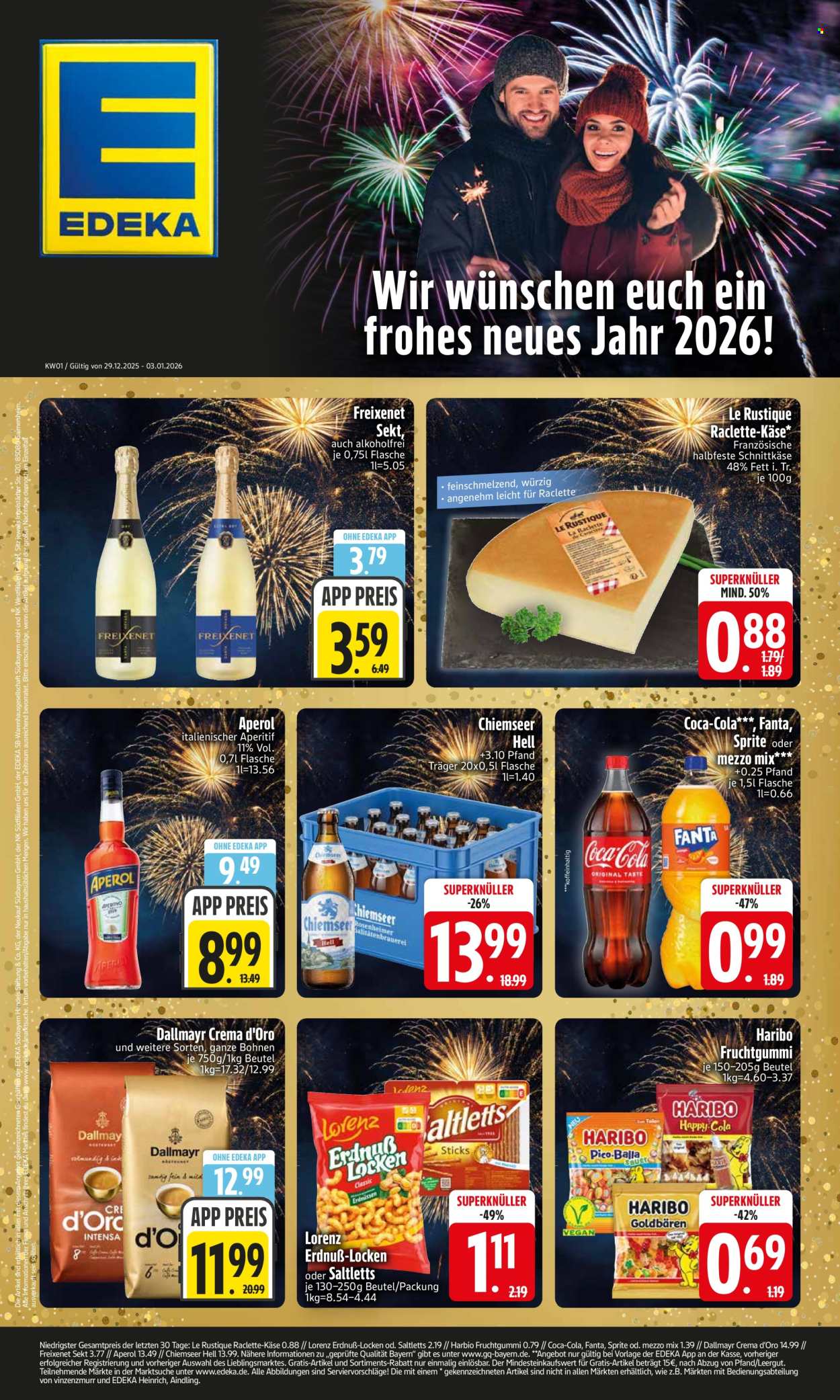 Edeka Prospekte  - 29.12.2025 - 3.01.2026. Seite 1