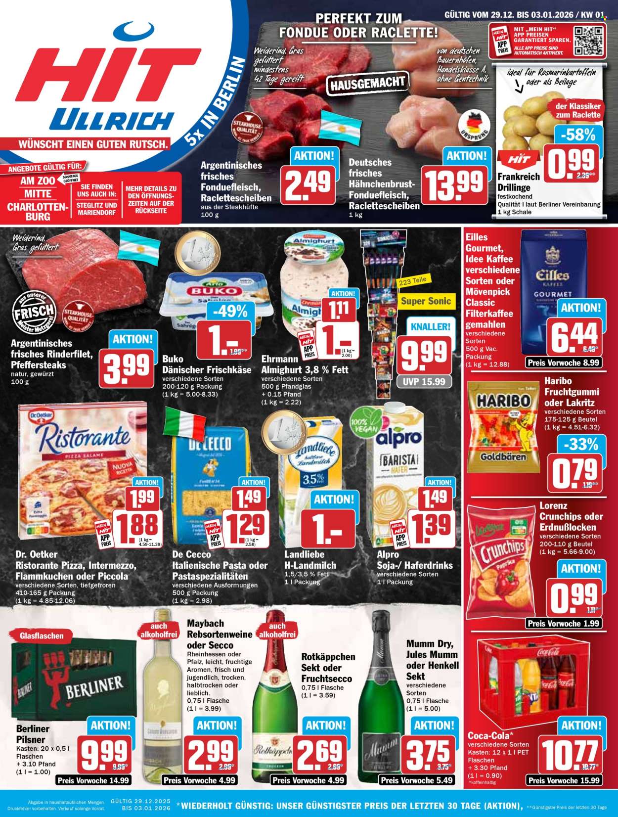 Hit Prospekte  - 29.12.2025 - 3.01.2026. Seite 1