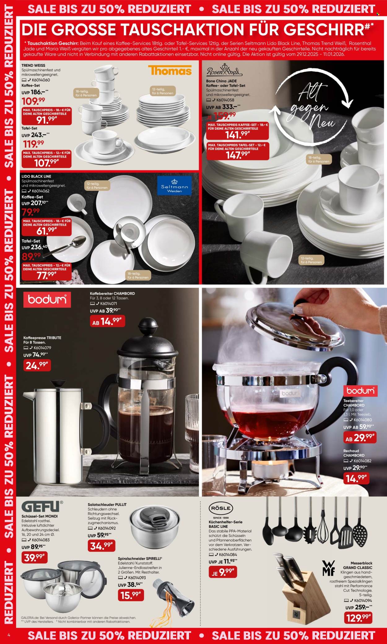 GALERIA Karstadt Kaufhof Prospekte  - 29.12.2025 - 11.01.2026. Seite 4