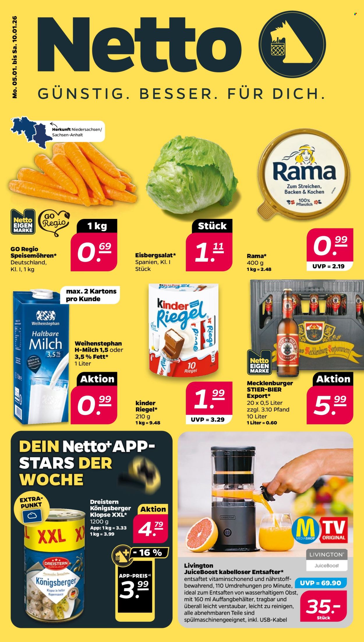 Netto Prospekte  - 5.01.2026 - 10.01.2026. Seite 1
