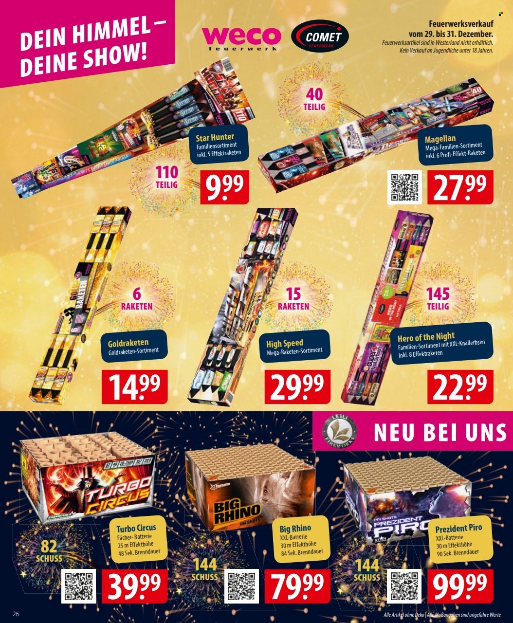 famila Prospekte  - 29.12.2025 - 3.01.2026. Seite 26
