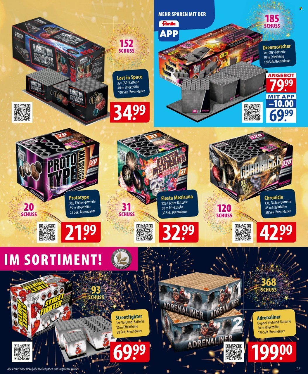 famila Prospekte  - 29.12.2025 - 3.01.2026. Seite 27