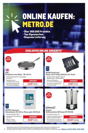 Prospekte Metro - 29.12.2025 - 4.01.2026.