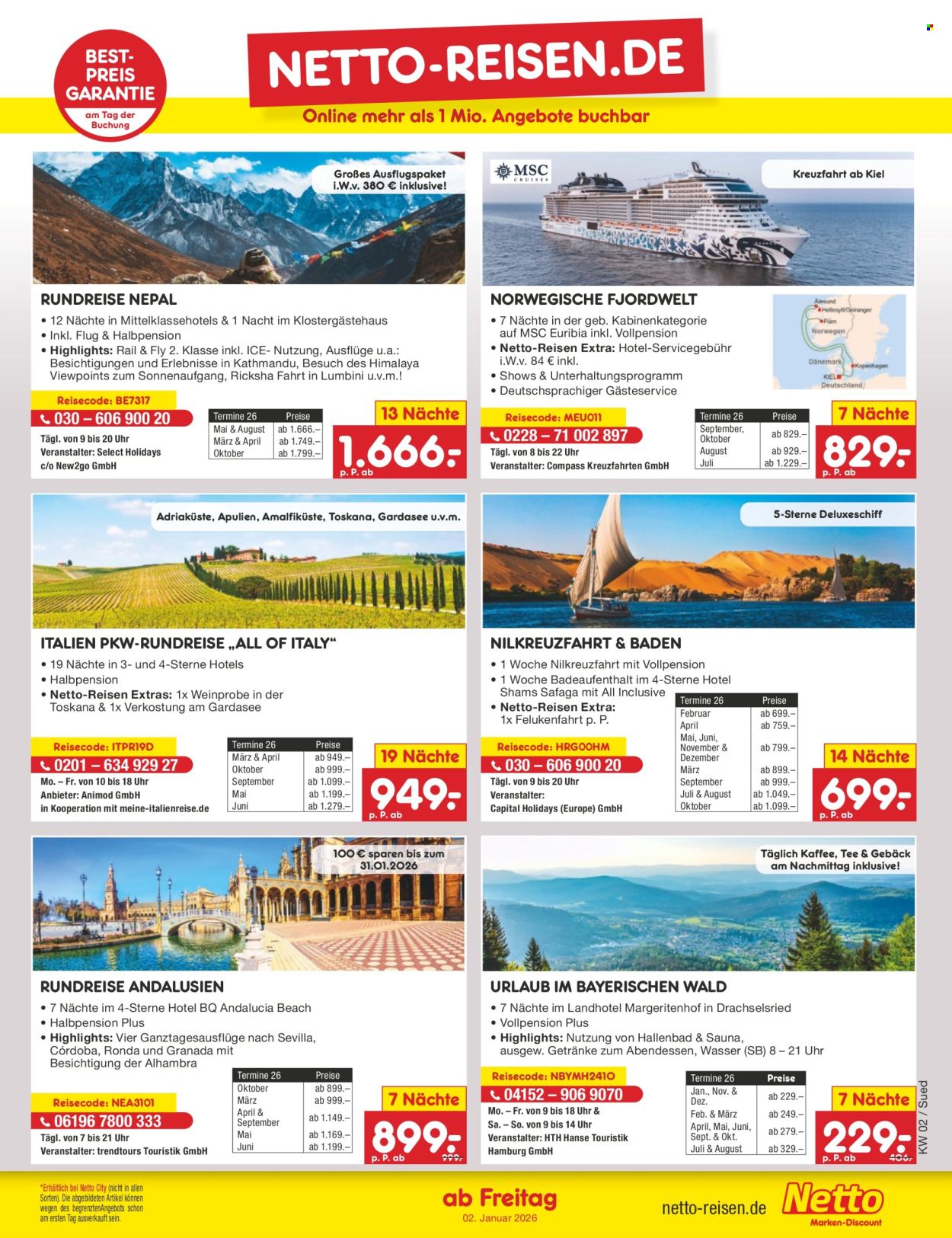 Netto Marken-Discount Prospekte  - 5.01.2026 - 10.01.2026. Seite 45