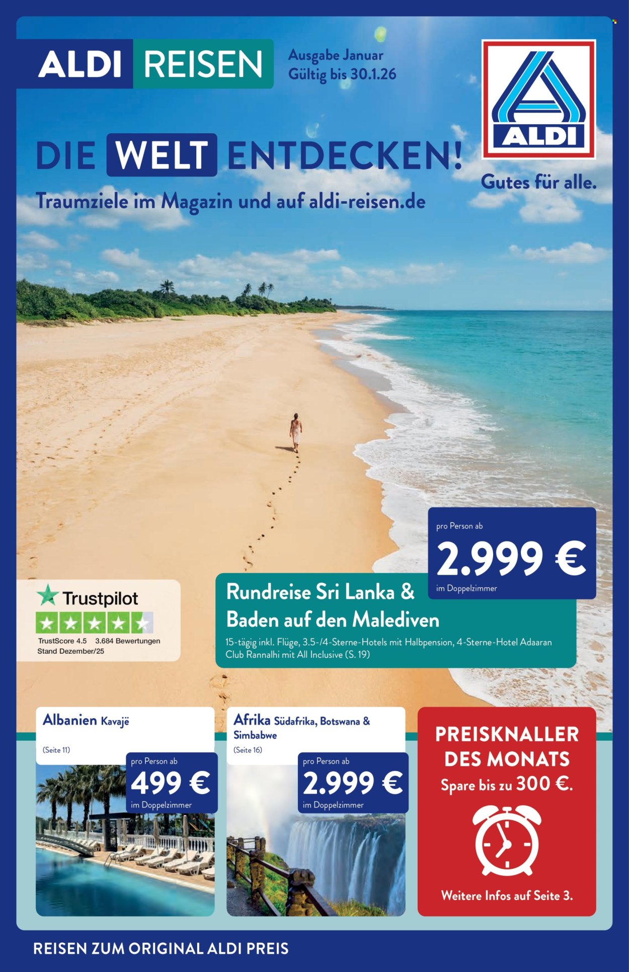 ALDI Nord Prospekte  - 1.01.2026 - 30.01.2026. Seite 1