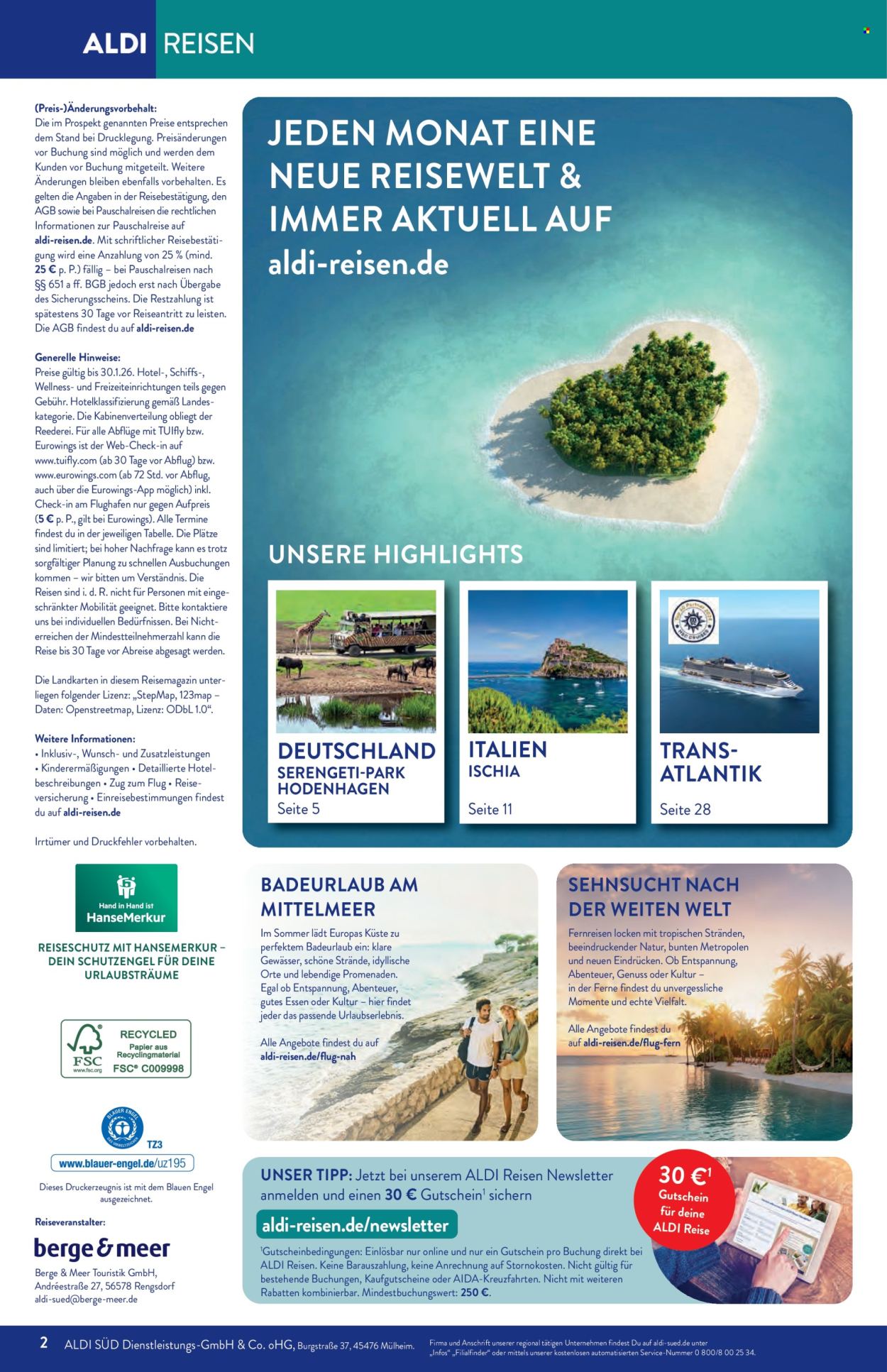 ALDI SÜD Prospekte  - 2.01.2026 - 30.01.2026. Seite 2