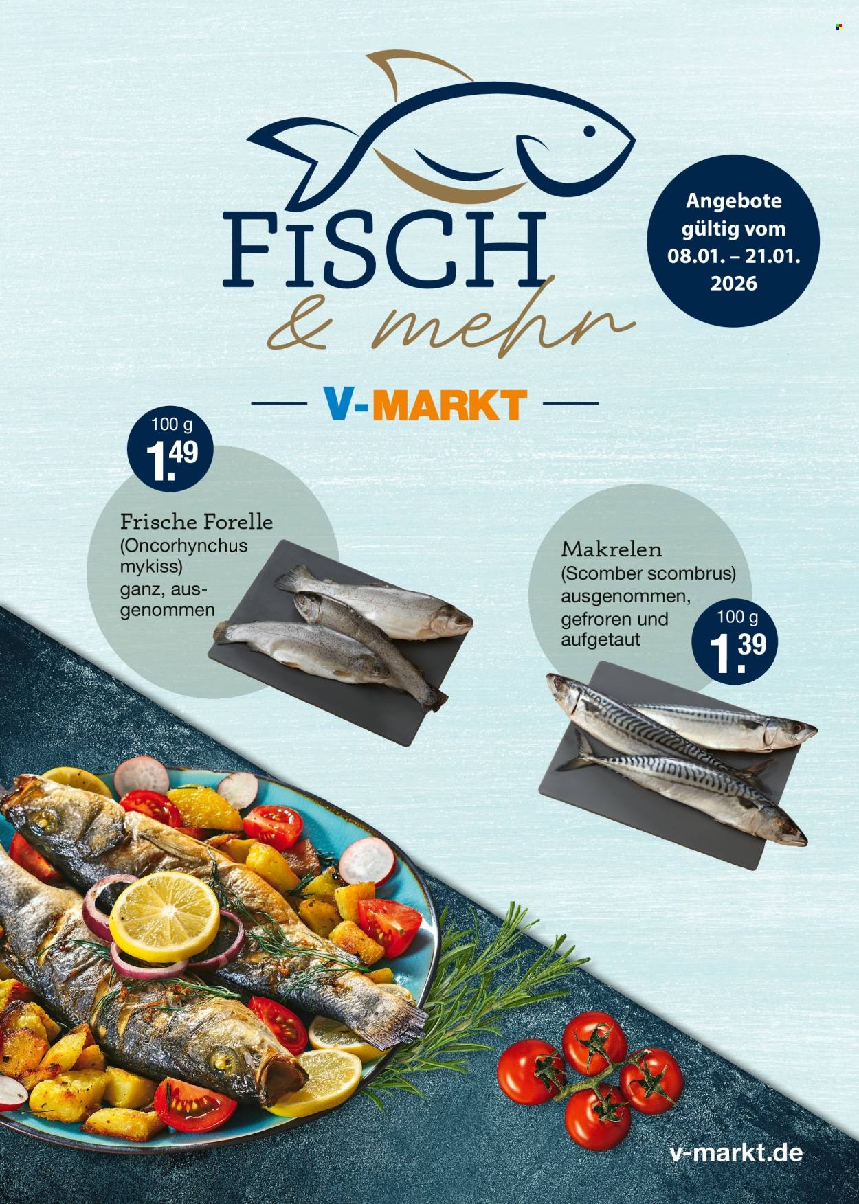 V-Markt Prospekte  - 8.01.2026 - 21.01.2026. Seite 1