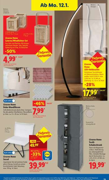 thumbnail - LIVARNO home Textil-Schuhschrank