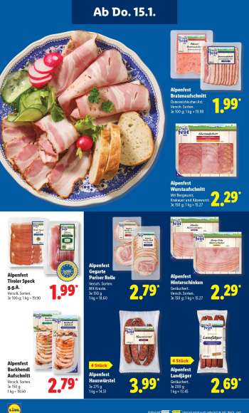thumbnail - Alpenfest Backhendl Aufschnitt
