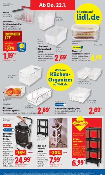 thumbnail - SILVERCREST® Frischhaltebeutel-Set