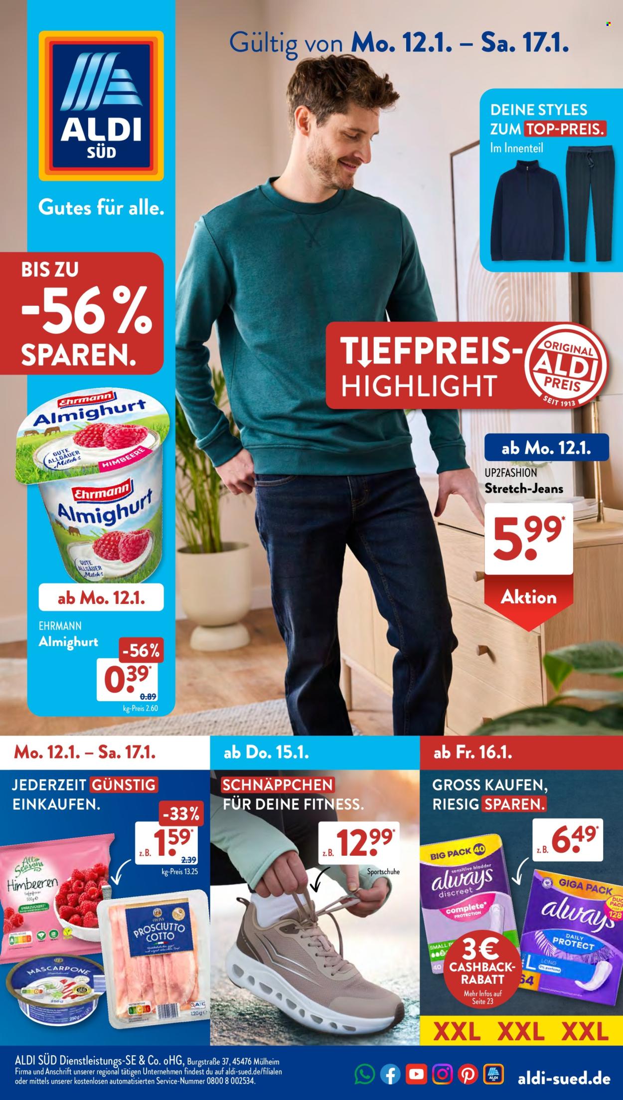 ALDI SÜD Prospekte  - 12.01.2026 - 17.01.2026. Seite 1