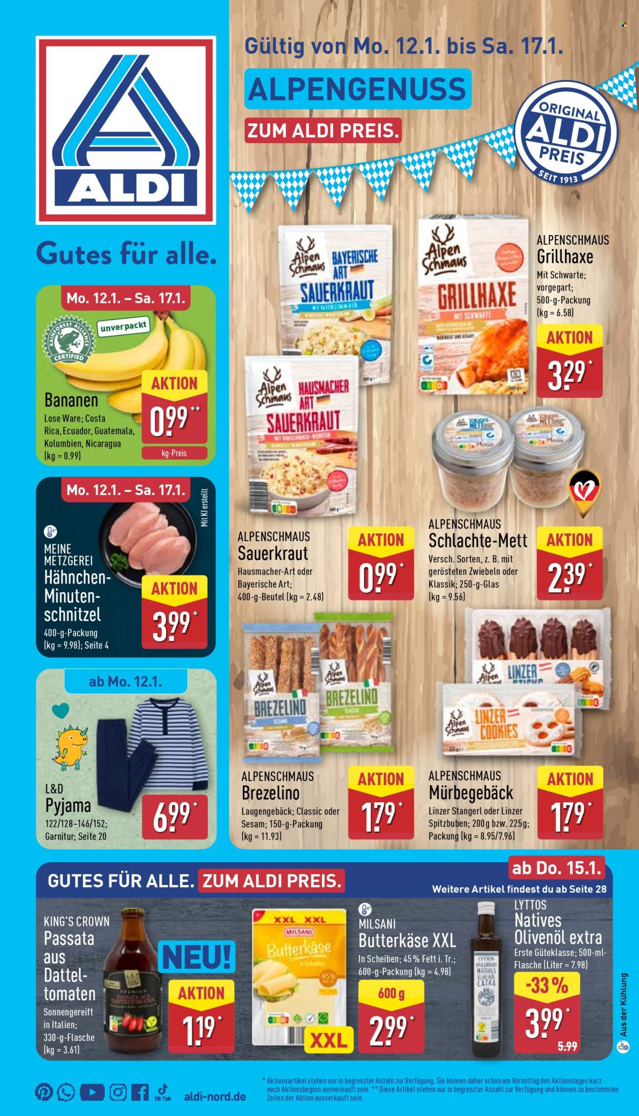 ALDI Nord Prospekte  - 12.01.2026 - 17.01.2026. Seite 1