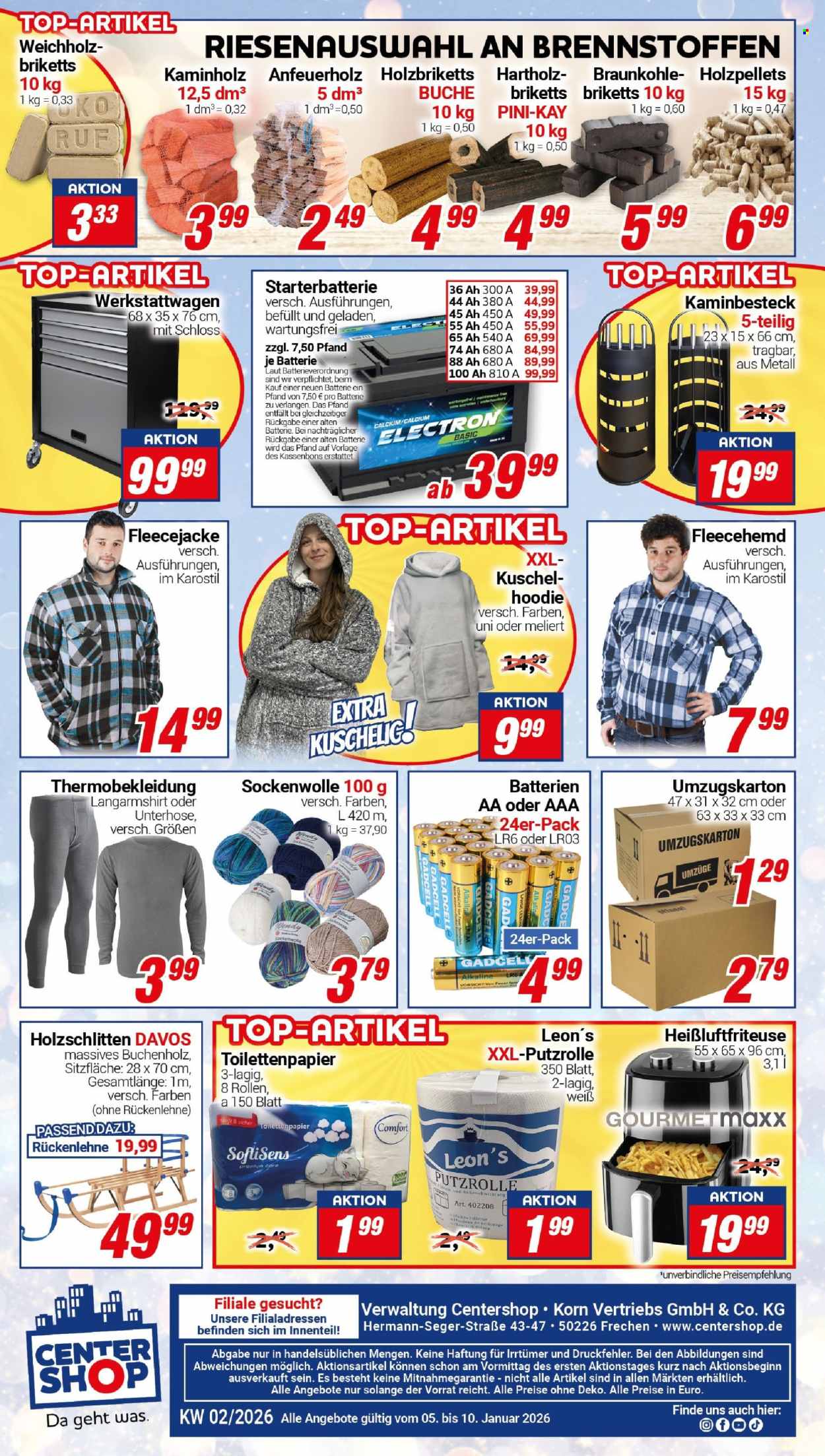 CENTERSHOP Prospekte  - 5.01.2026 - 10.01.2026. Seite 8