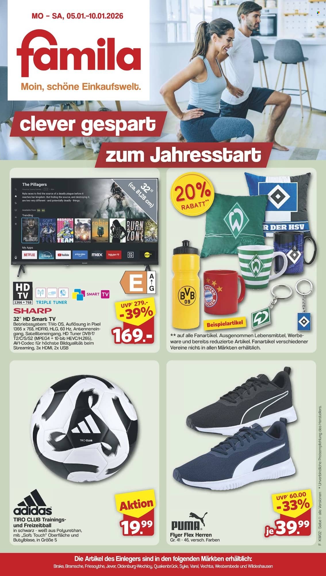 famila Prospekte  - 5.01.2026 - 10.01.2026. Seite 1
