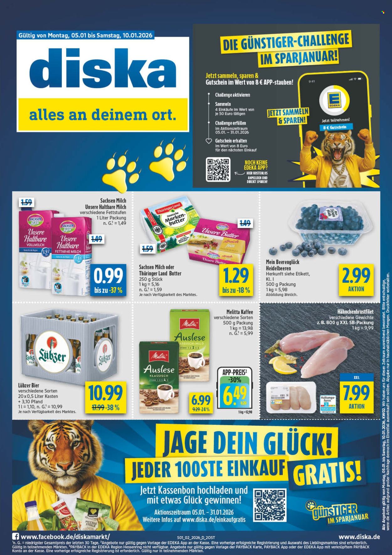 Diska Prospekte  - 5.01.2026 - 10.01.2026. Seite 1