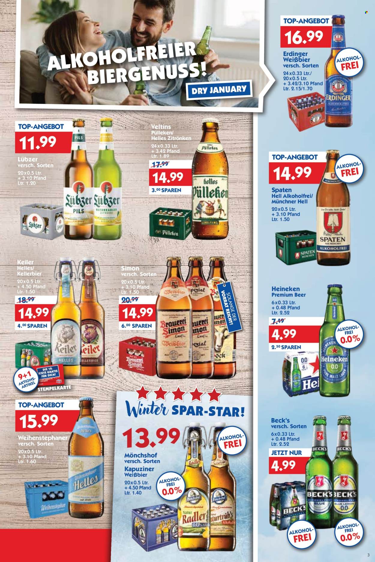 Hol'ab! Getränkemarkt Prospekte  - 5.01.2026 - 10.01.2026. Seite 3