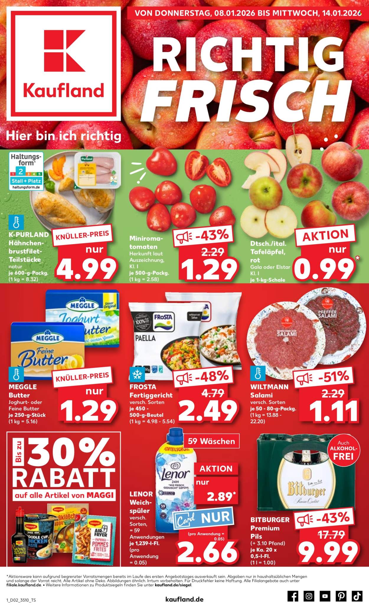 Kaufland Prospekte  - 8.01.2026 - 14.01.2026. Seite 1
