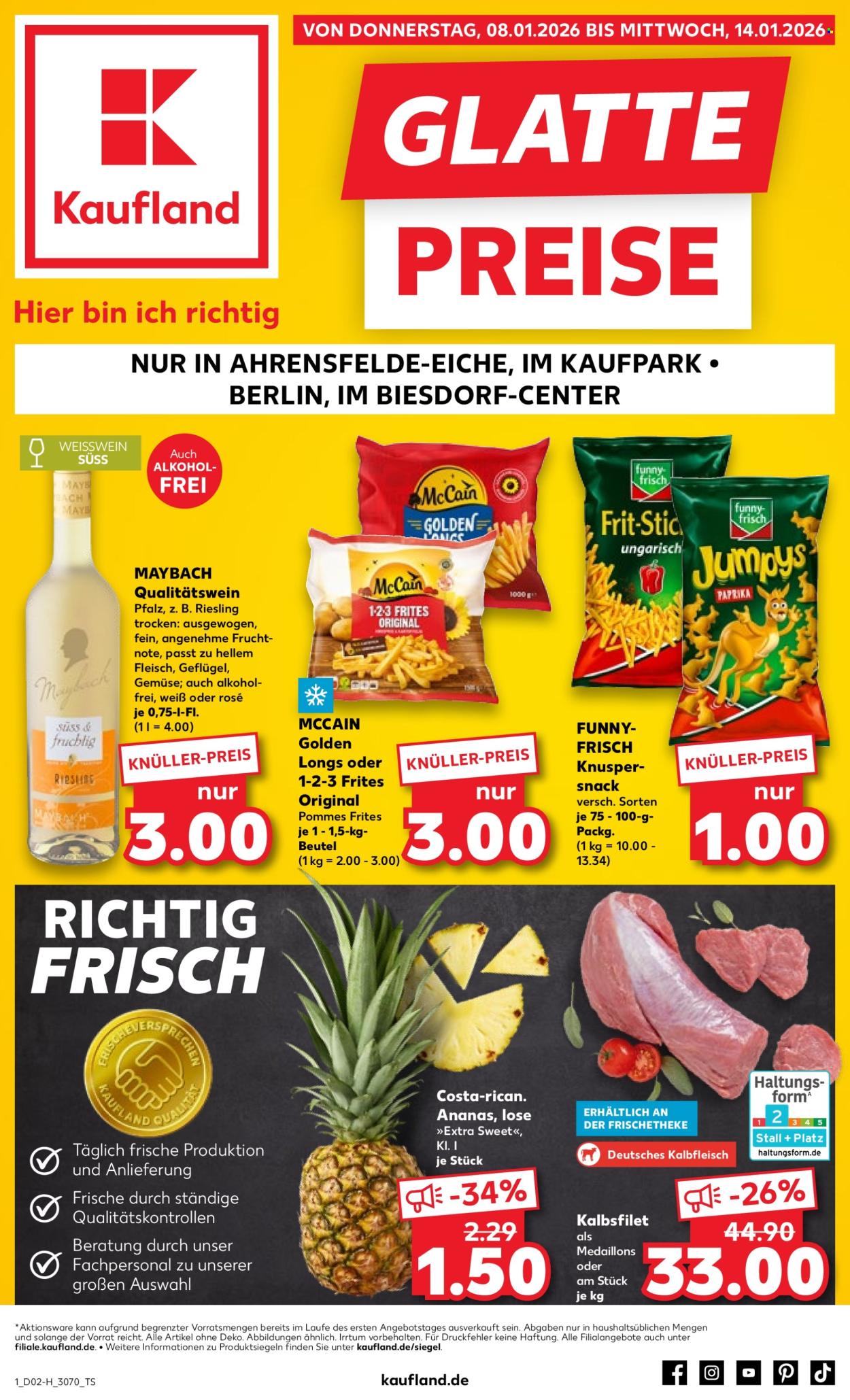 Kaufland Prospekte  - 8.01.2026 - 14.01.2026. Seite 1
