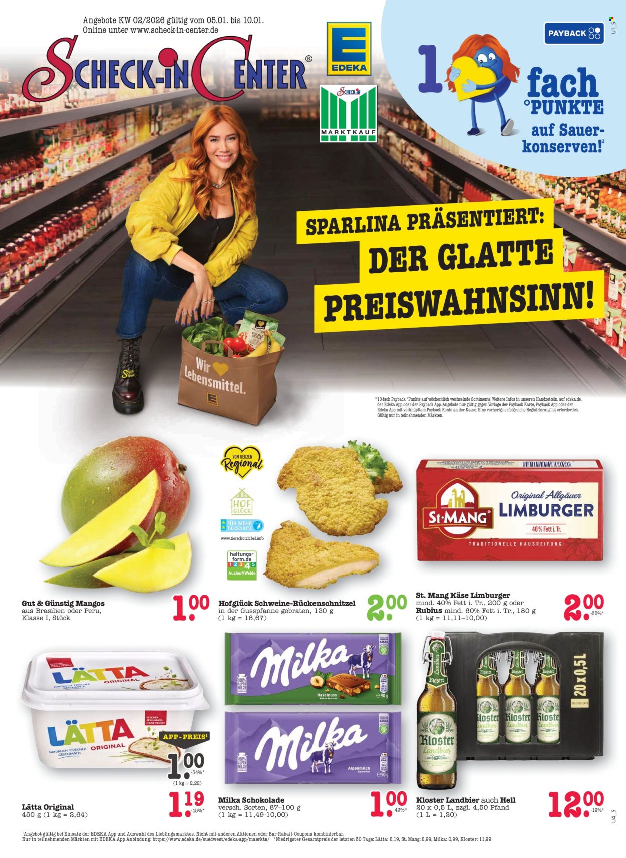 Scheck-in Prospekte  - 5.01.2026 - 10.01.2026. Seite 1