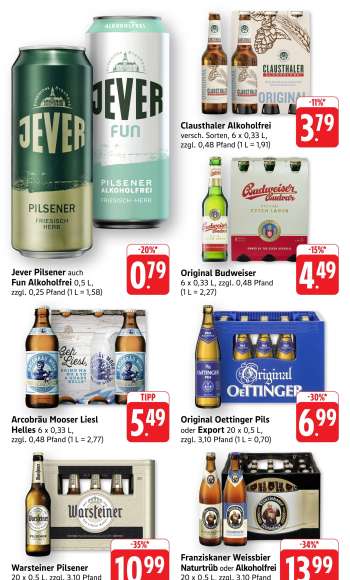 thumbnail - Jever Pilsener auch Fun Alkoholfrei