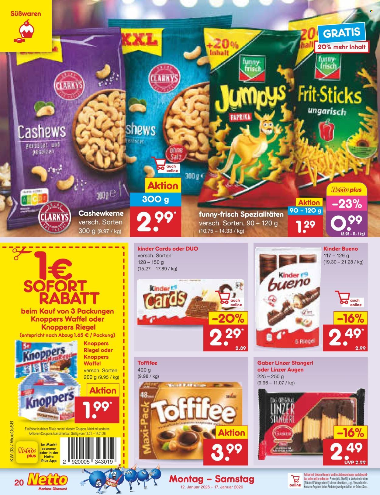 Netto Marken-Discount Prospekte  - 12.01.2026 - 17.01.2026. Seite 20