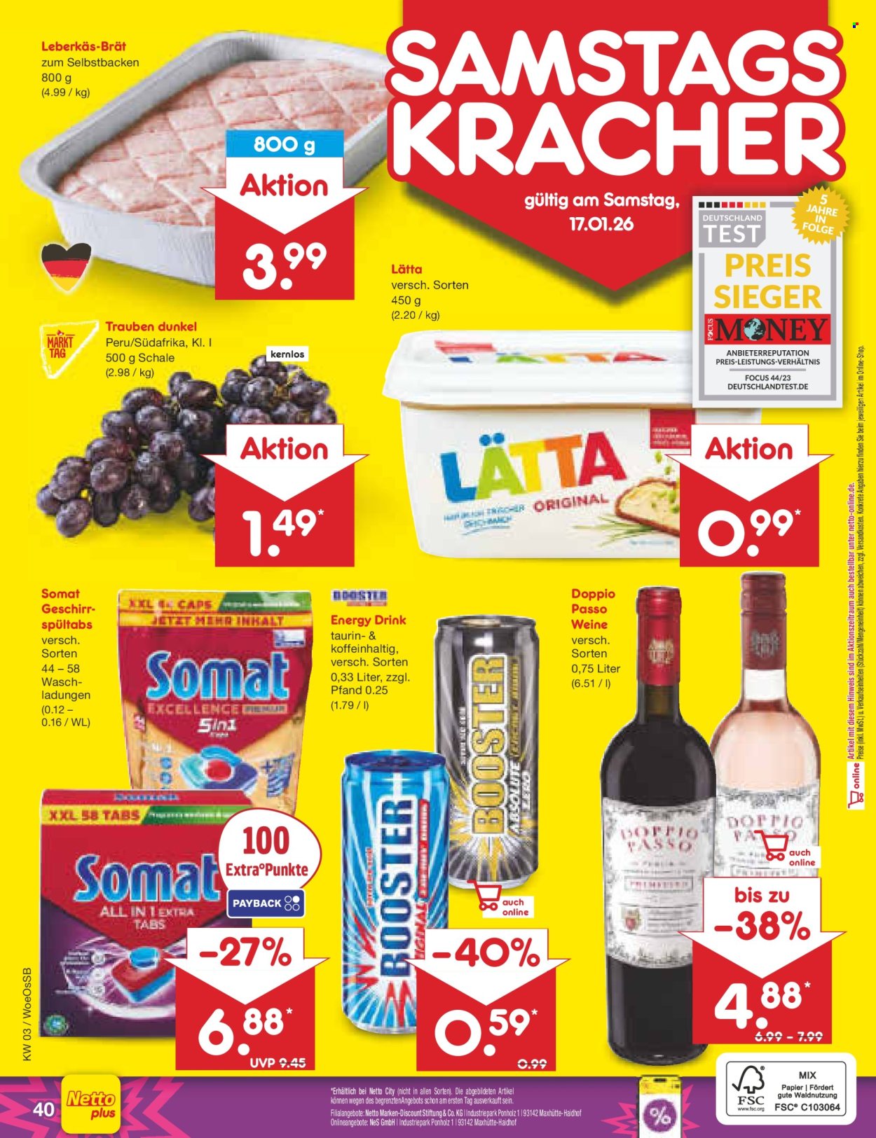 Netto Marken-Discount Prospekte  - 12.01.2026 - 17.01.2026. Seite 50