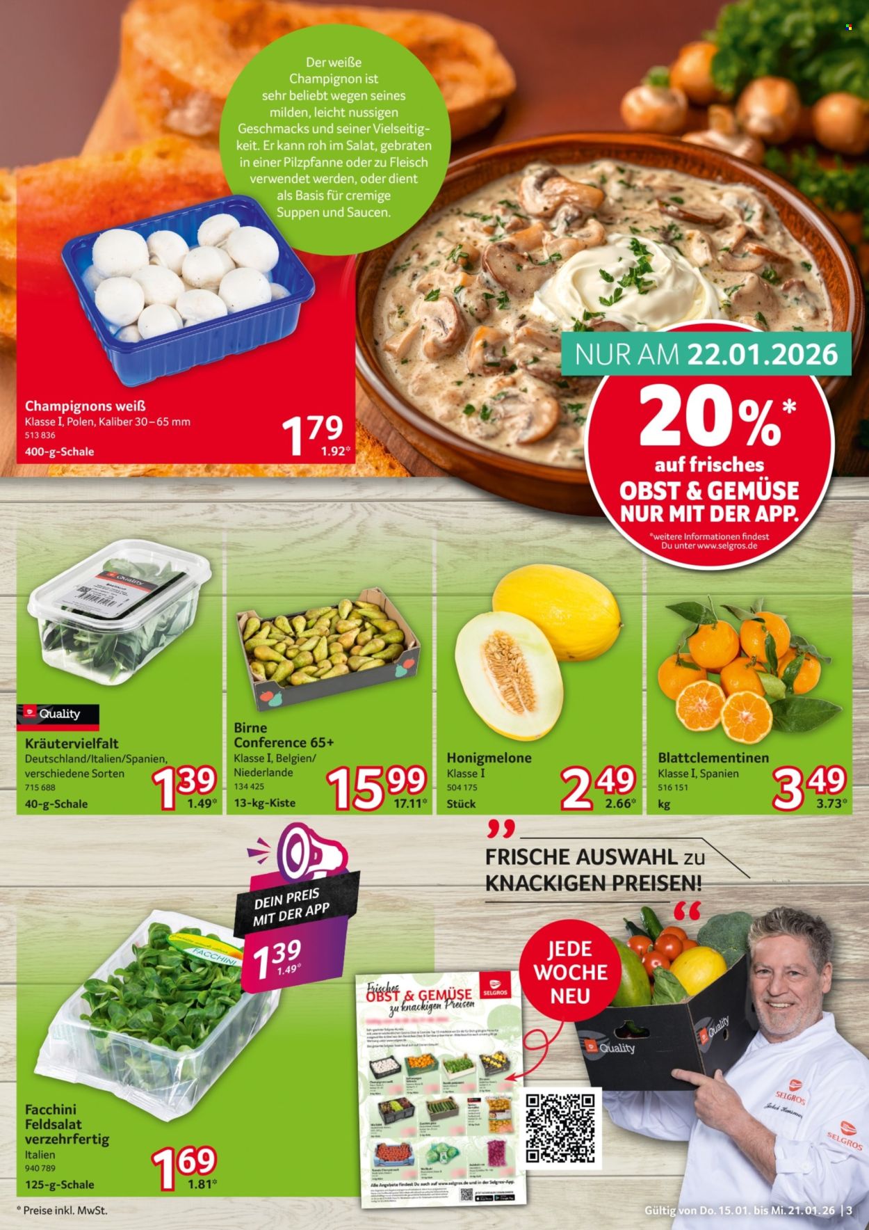 Selgros Prospekte  - 15.01.2026 - 21.01.2026. Seite 3