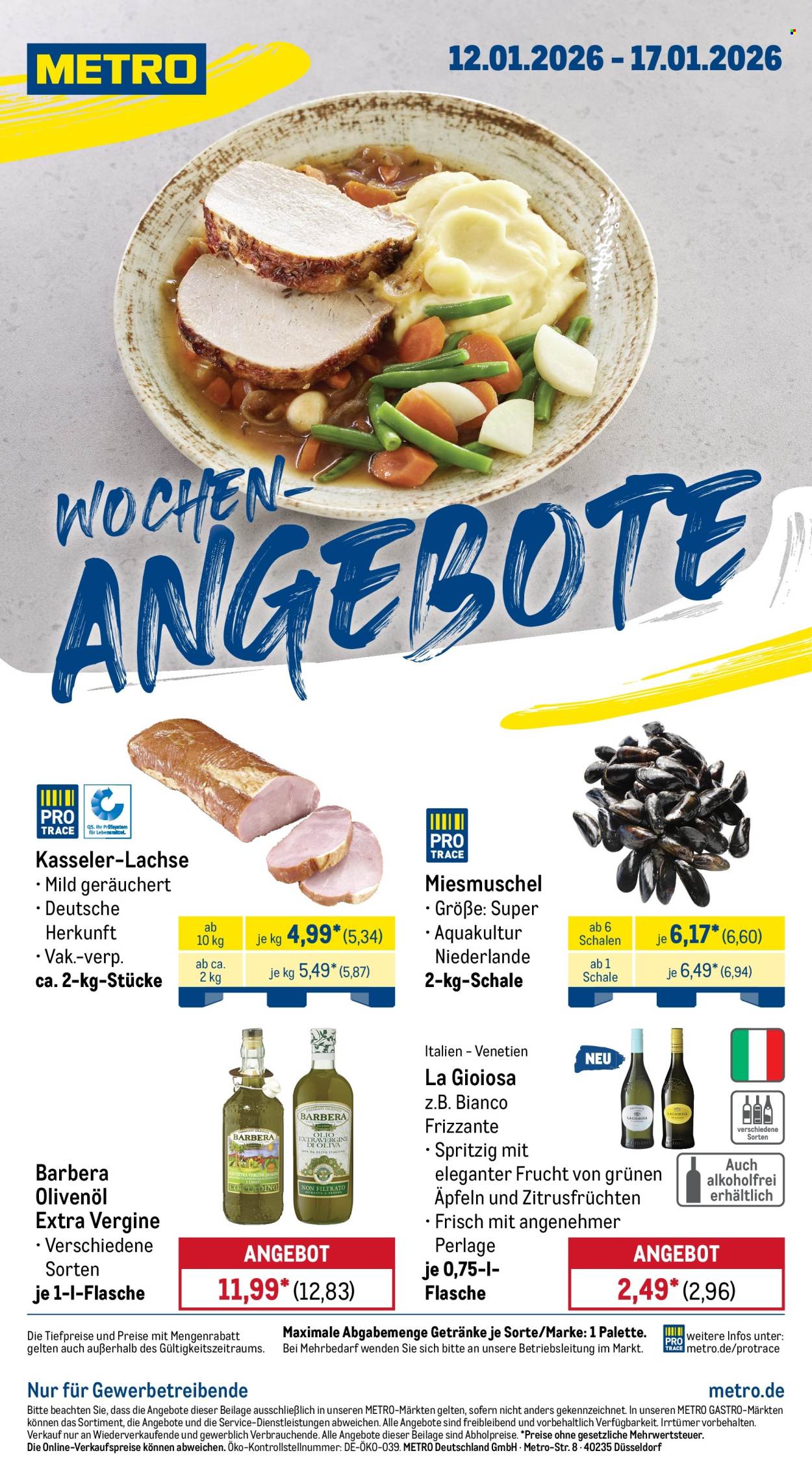 Metro Prospekte  - 12.01.2026 - 17.01.2026. Seite 1