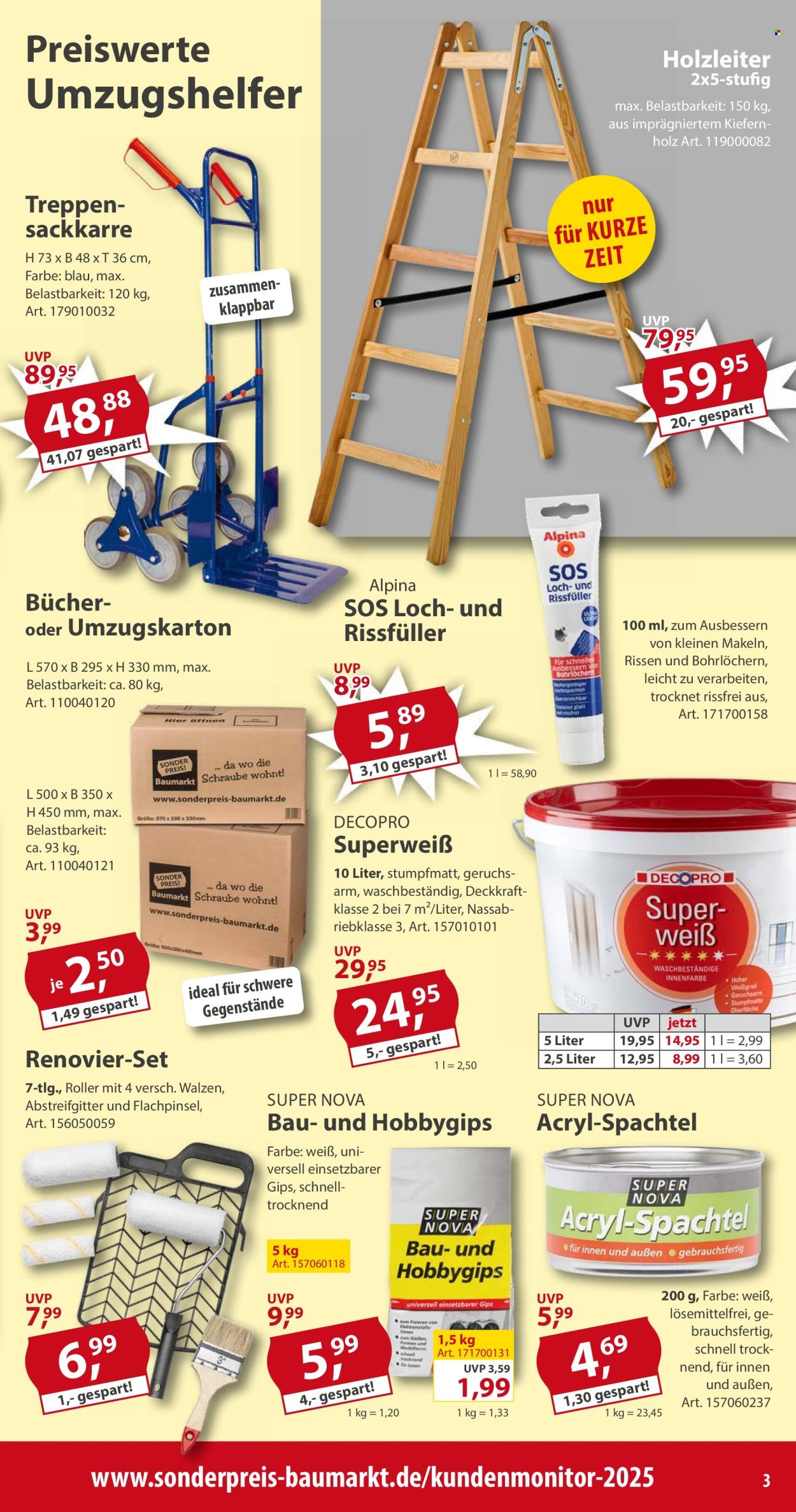 Sonderpreis-Baumarkt Prospekte  - 17.01.2026 - 23.01.2026. Seite 3