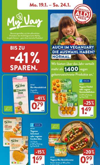 thumbnail - MYWAY Vegane Falafel oder vegane Gemüsebällchen