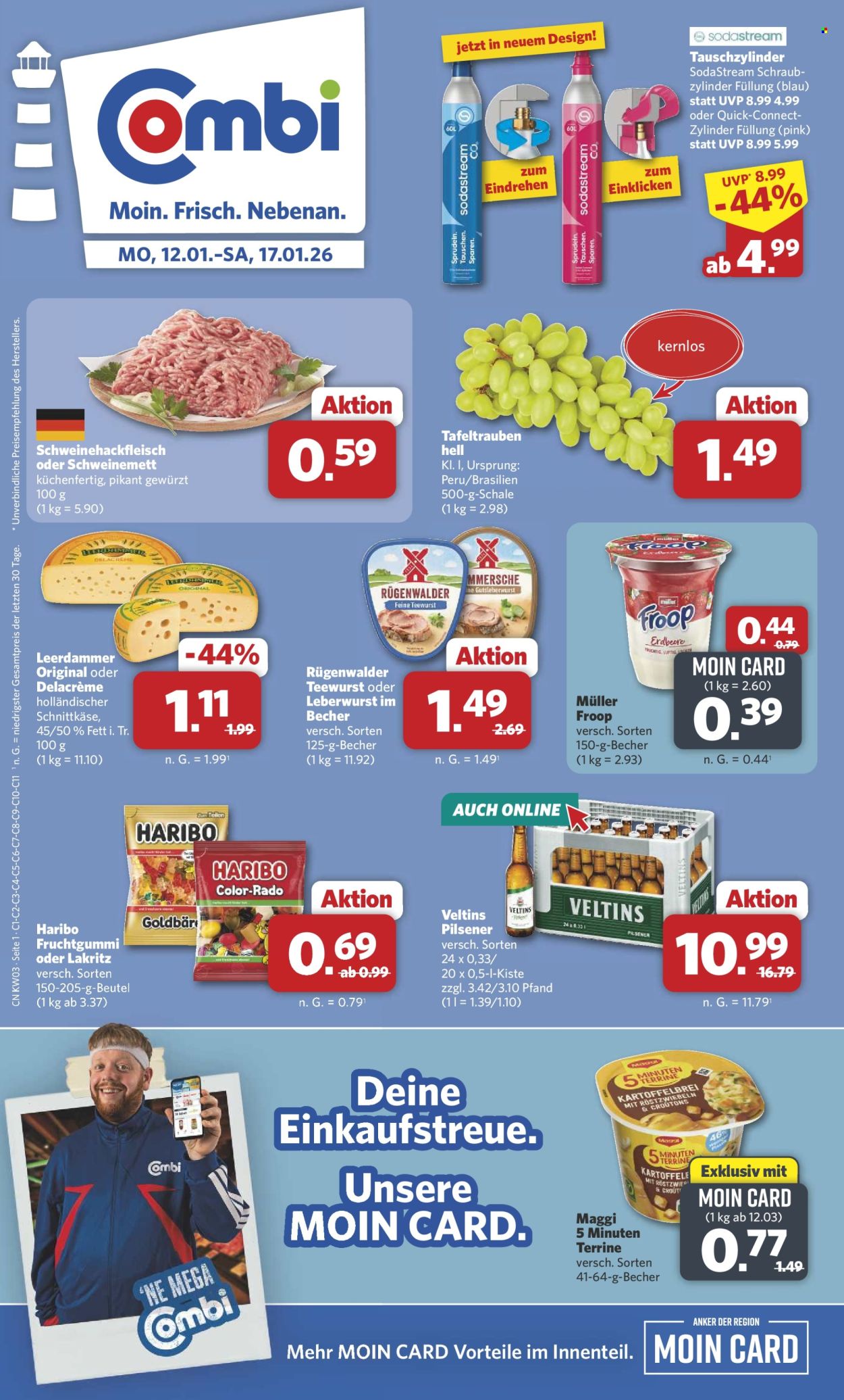 Combi Prospekte  - 12.01.2026 - 17.01.2026. Seite 1