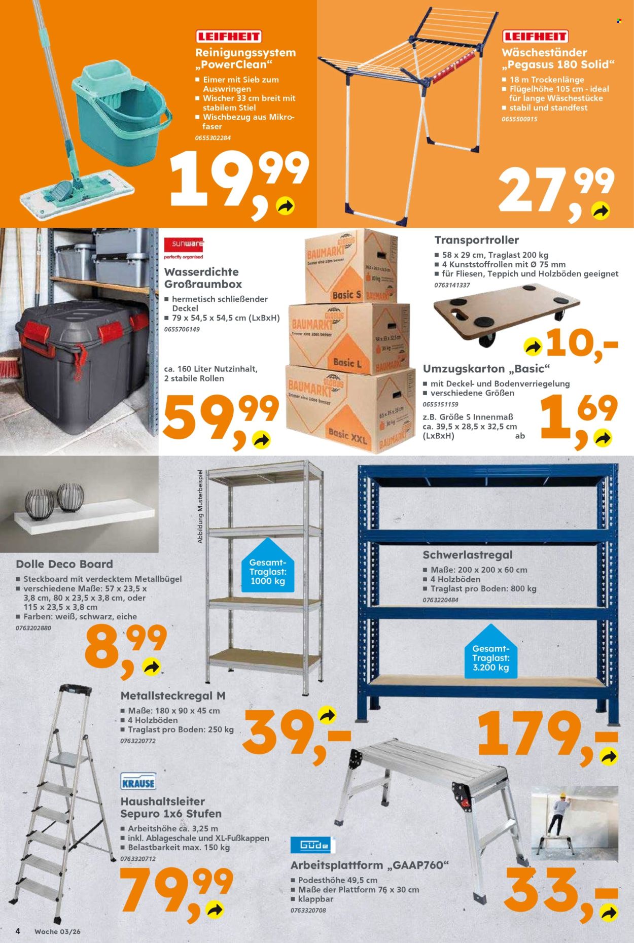 Globus Baumarkt Prospekte  - 12.01.2026 - 17.01.2026. Seite 4