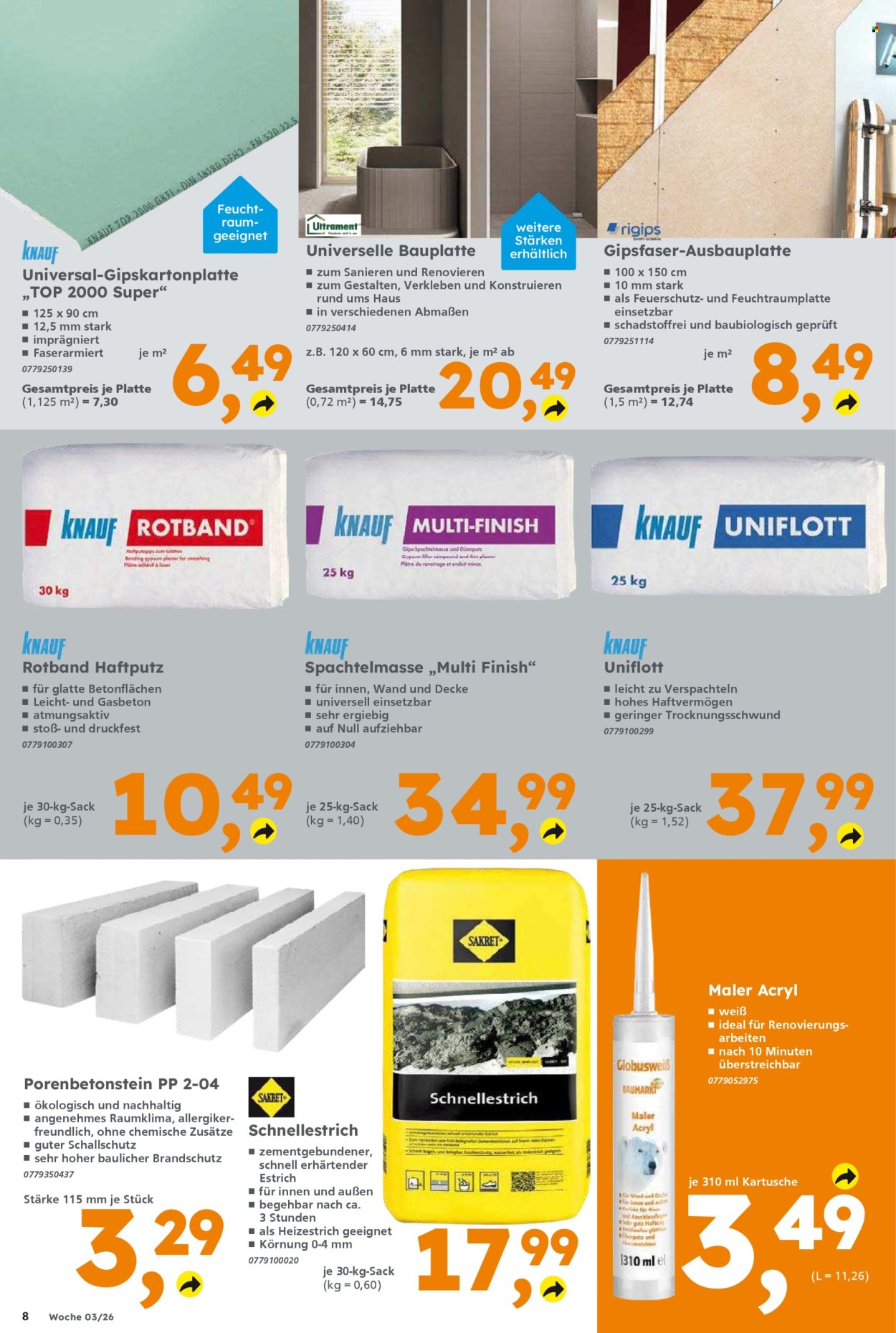 Globus Baumarkt Prospekte  - 12.01.2026 - 17.01.2026. Seite 8