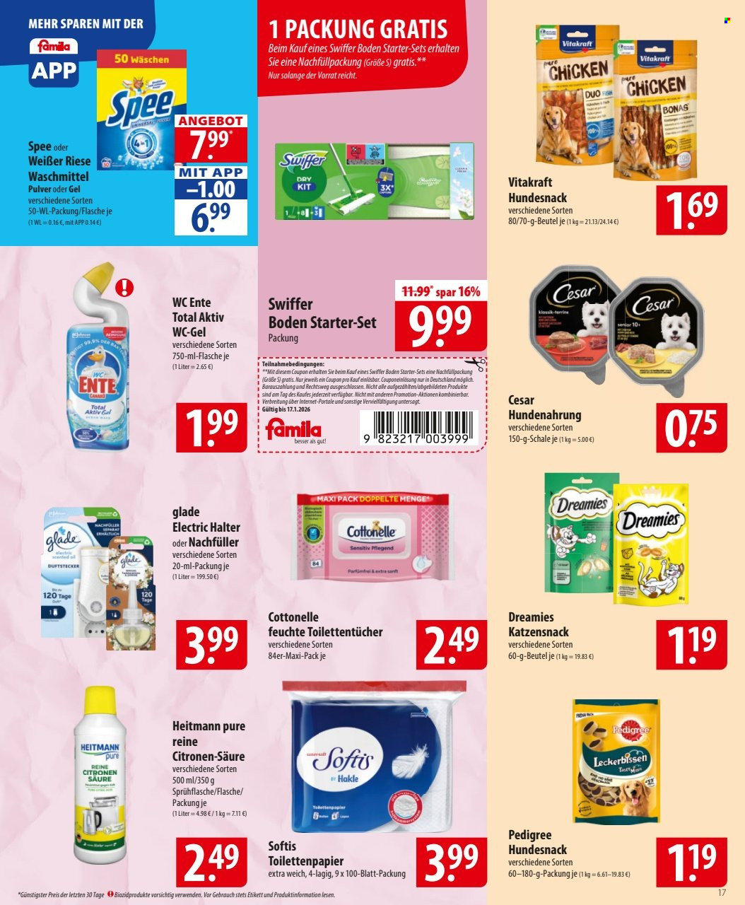 famila Prospekte  - 12.01.2026 - 17.01.2026. Seite 17